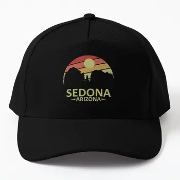 Sedona, Arizona Retro Vintage Saulėlydžio Beisbolo Kepurė Hat Mens Sporto Snapback Berniukų Vasaros Czapka Spausdinti Vientisos Spalvos Atsitiktinis Saulės