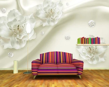 Papel de parede šilko gėlių europos stiliaus 3d stereo tapetai,svetainė, TV wall miegamojo sienos dokumentų namų dekoro freskos