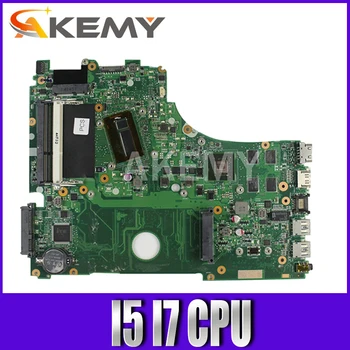 X750J plokštę Už ASUS A750J K750J K750JB X750JB X750JN Nešiojamojo kompiuterio Motininės Plokštės su I5 I7 4th Gen CPU