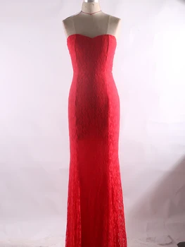 2023 Stebėjimo Moterų Ilga Suknelė Vestuves Nėrinių Mermaid Princesė Suknelės Raudona Homecoming Quinceanera Prom vakarinę Suknelę 3