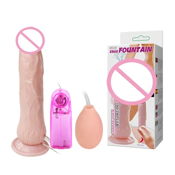 Vibracija, Neišliejant Dildo, Vibratoriai Vibratorių Squirting Stipri Siurbimo Taurės Realistiškas Penis Penis Siurblio Iki Gaidys Sekso Žaislas Moterims