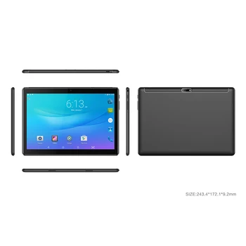 Didelis Ekranas, Plonas 10.1 Colių Octa Core 4G Telefonu 4GB RAM 64GB ROM Tablečių Android Tablet Pc 3
