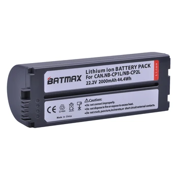 Batmax 1PC 2000mAh NB-CP2L NB CP1L Baterija, Canon Foto Spausdintuvai SELPHY CP800,CP900,CP910,CP1200,CP100,CP1300