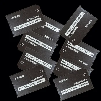 100vnt Micro SD SDHC TF Atminties Stick MS Pro Duo PSP Adapteris Didelės Spartos Konverteris Kortele, PSP Kamera, kortelių skaitytuvas