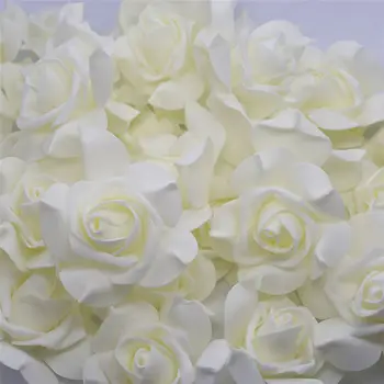 10vnt-100vnt Dramblio kaulo 7.5 cm PE Putos, Rožių Gėlių Galvos Dirbtinių Gėlių, Vestuvių Gimtadienio Namų 