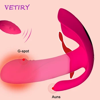 Nešiojami Kelnaitės Dildo, Vibratoriai Belaidžio Nuotolinio Valdymo Sekso Žaislai Moterims, 12 Greičio G Spot Klitorio Stimuliatorius Makšties Orgazmas